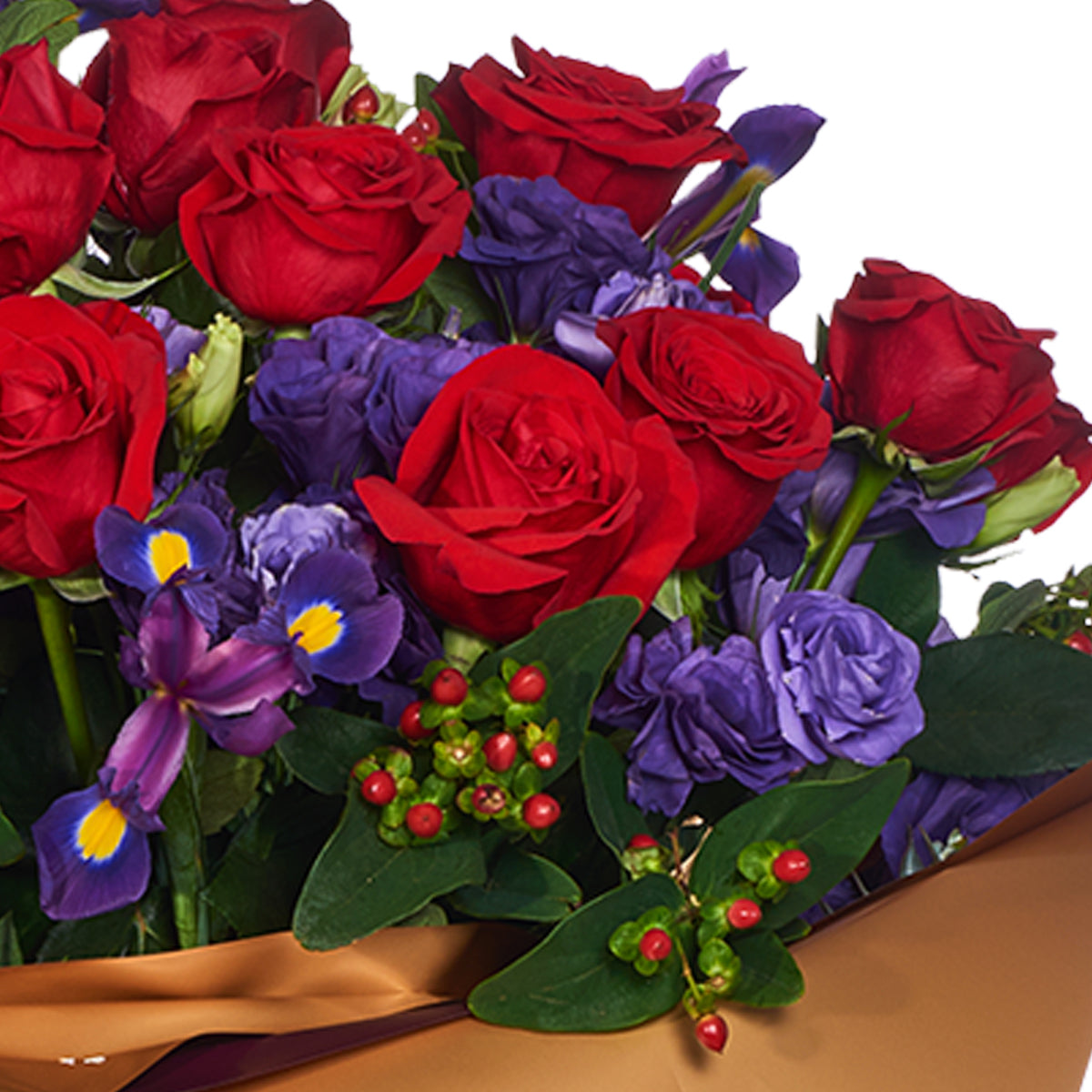 Impactante Bouquet De Rosas Y Lirios