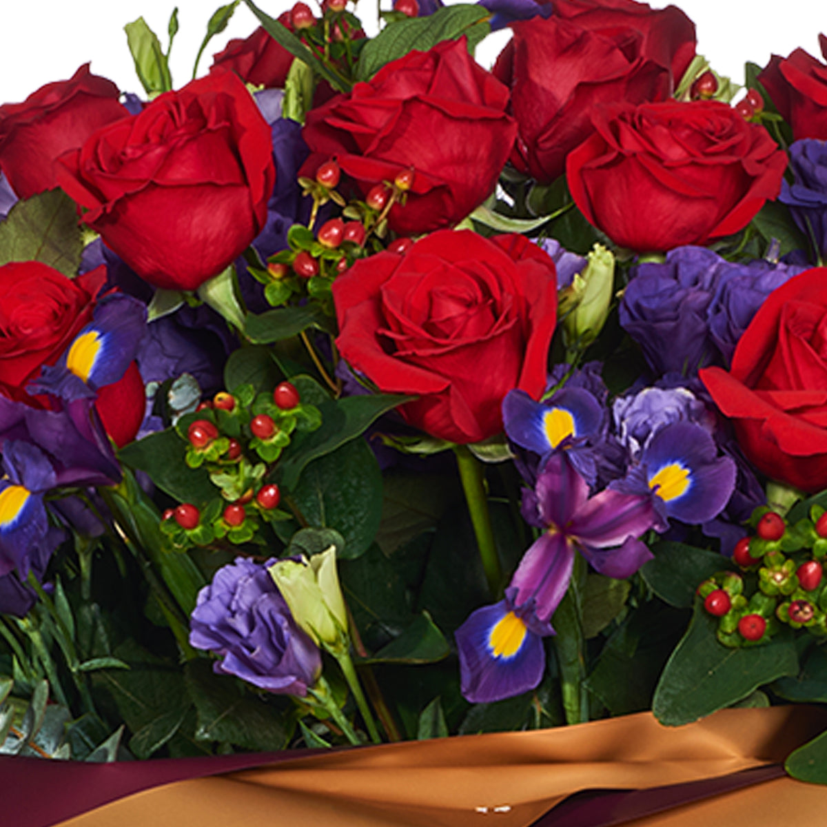Impactante Bouquet De Rosas Y Lirios