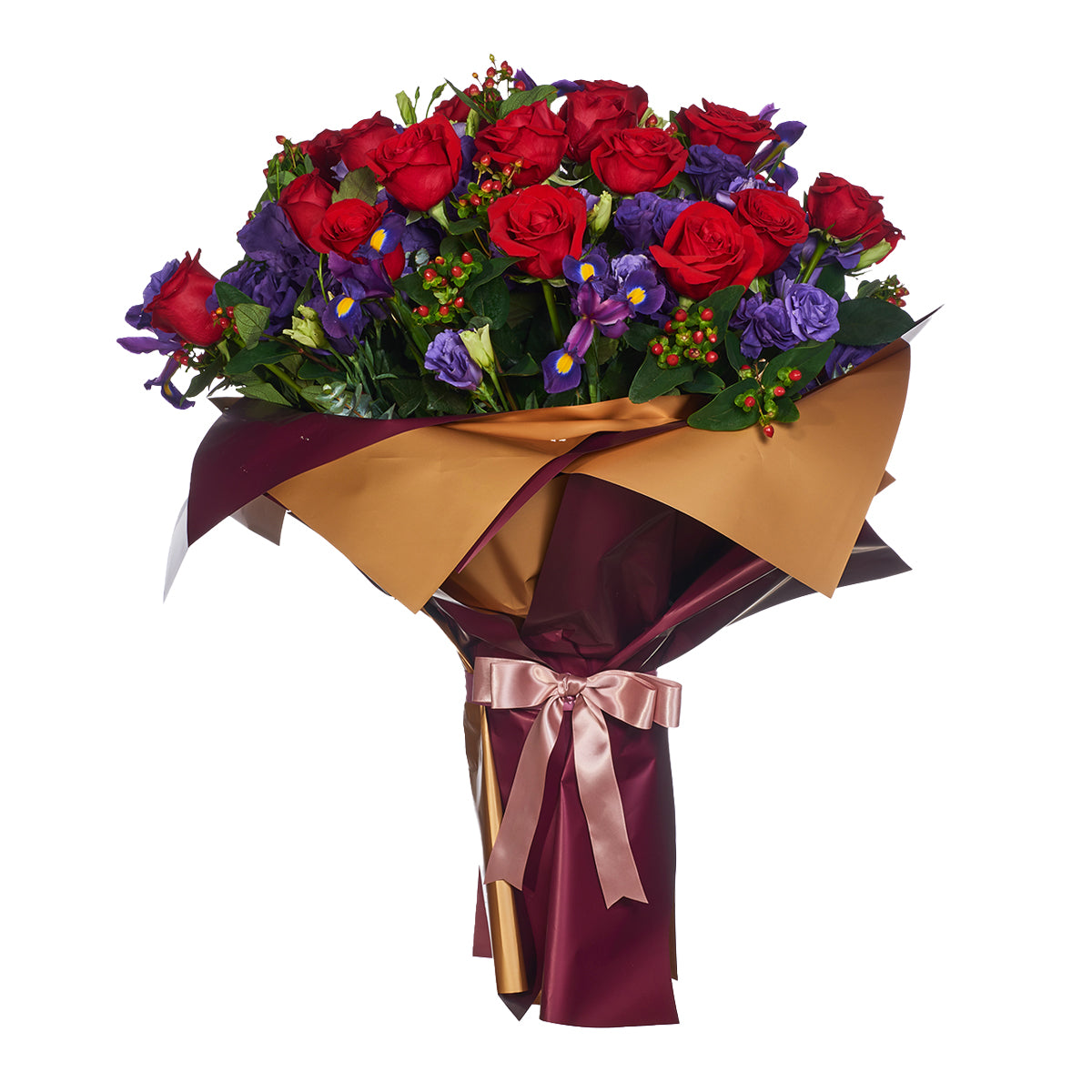 Impactante Bouquet De Rosas Y Lirios