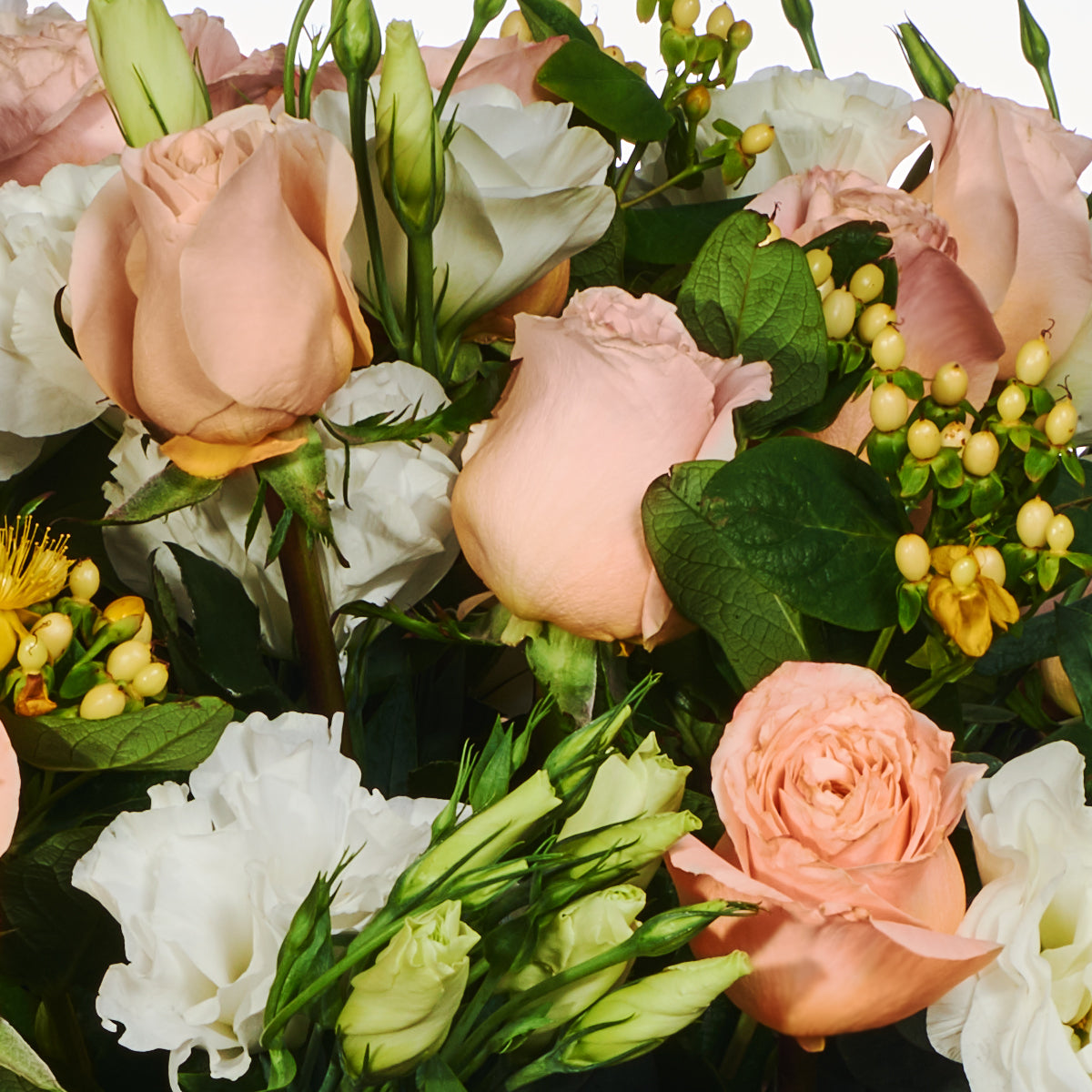 Colección Premium; Rosas Y Lisianthus