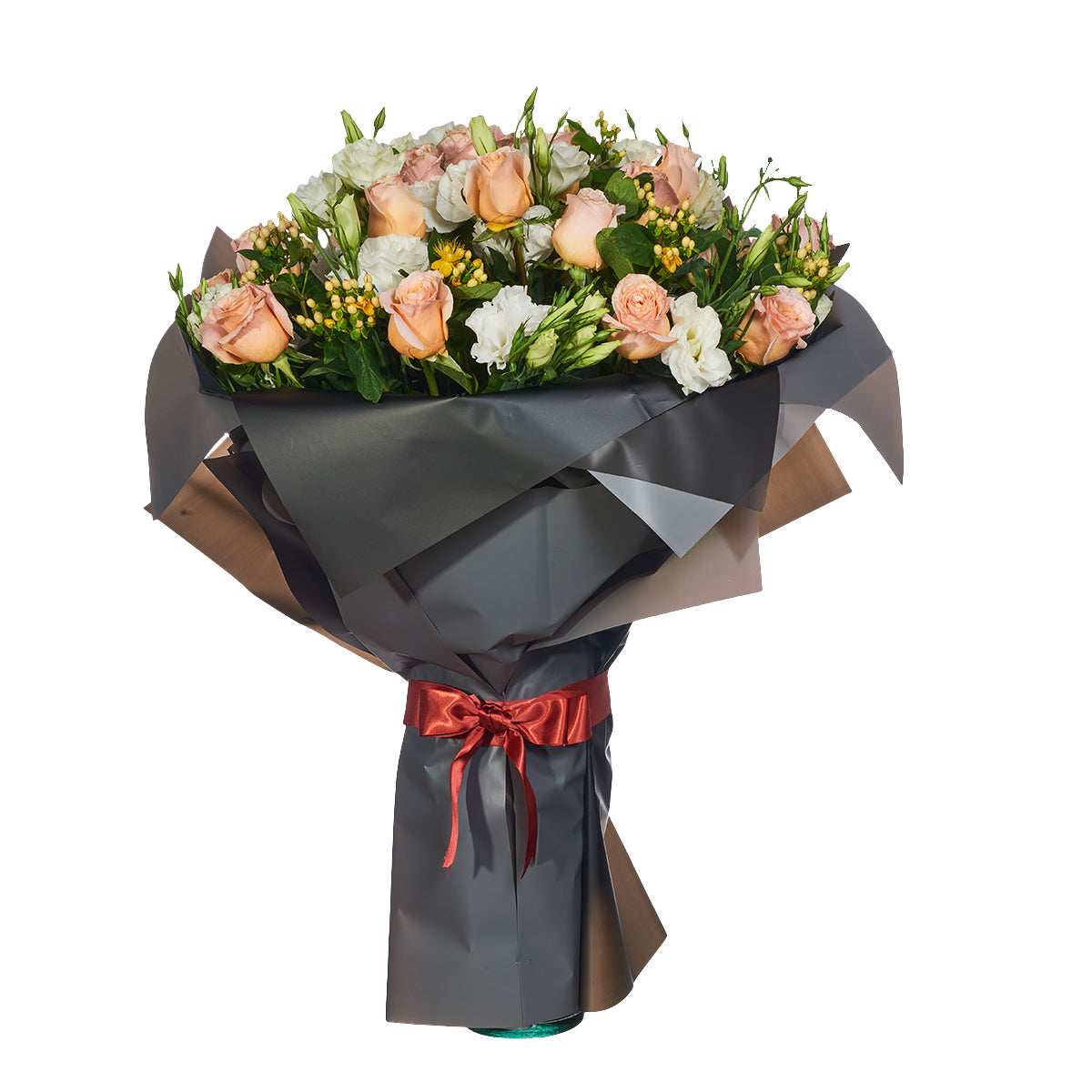 Colección Premium; Rosas Y Lisianthus