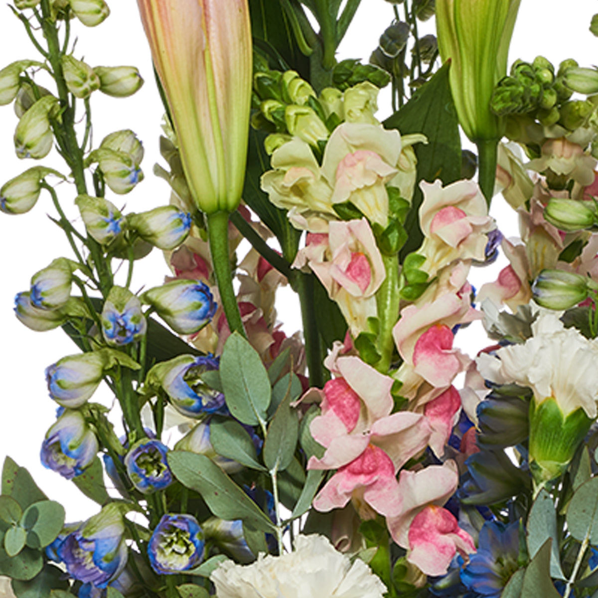 Hermoso Arreglo Con Acapulco Y Delphinium