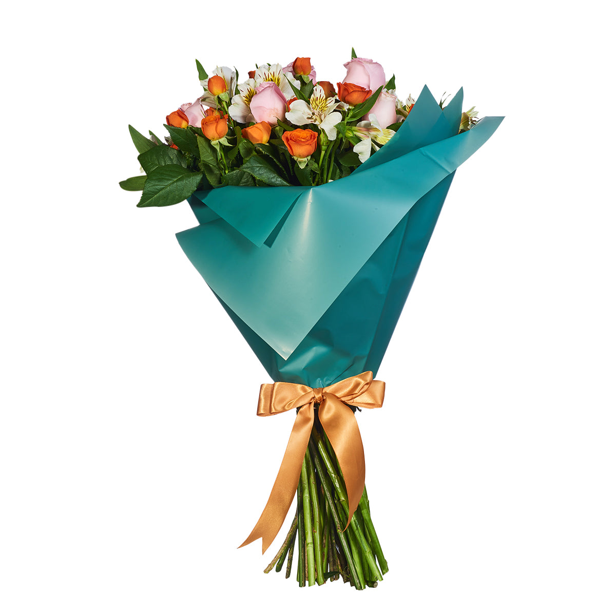 Ramo De Rosas Y Mini Rosas