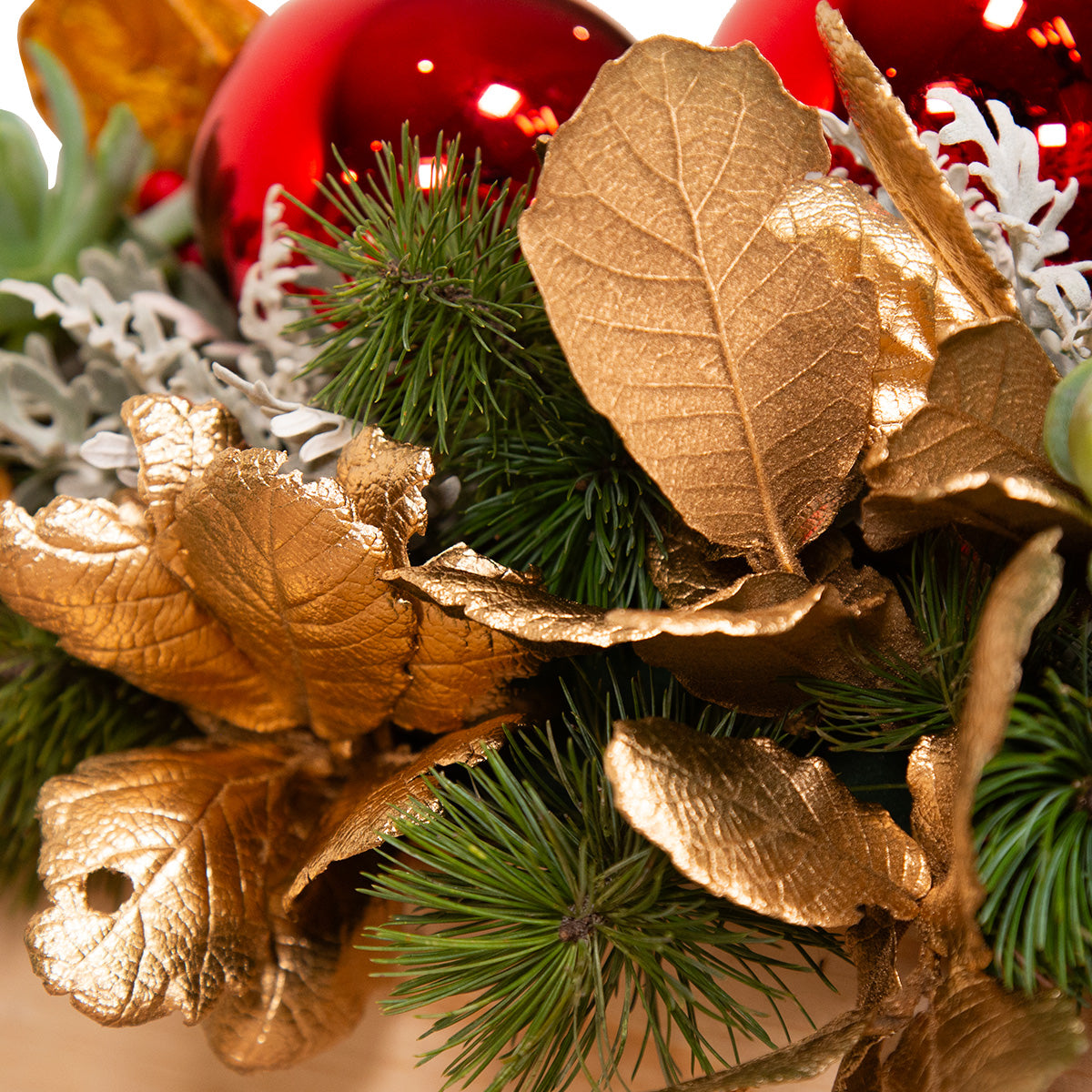 La magia de la navidad, con flores.