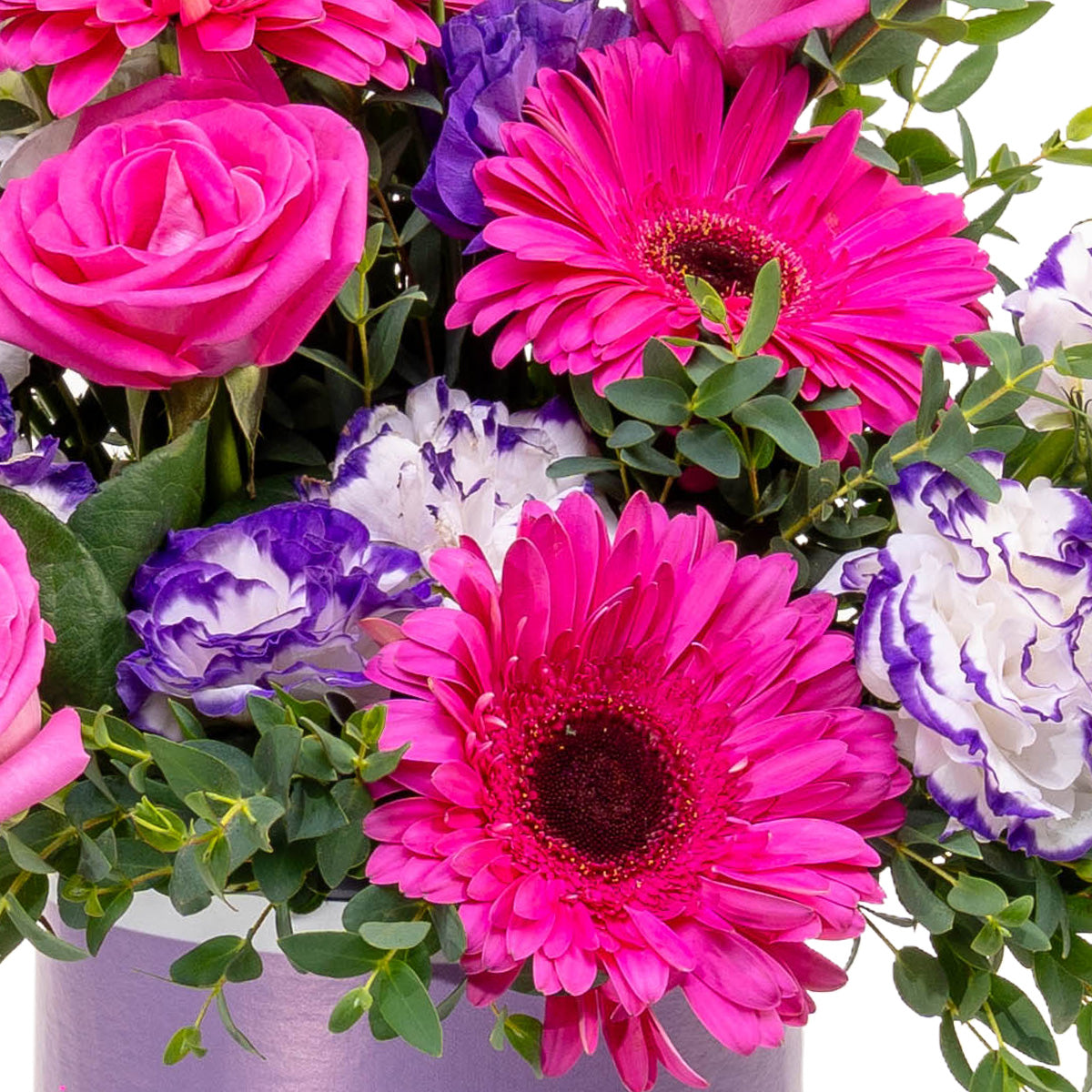 Flores en colores cálidos