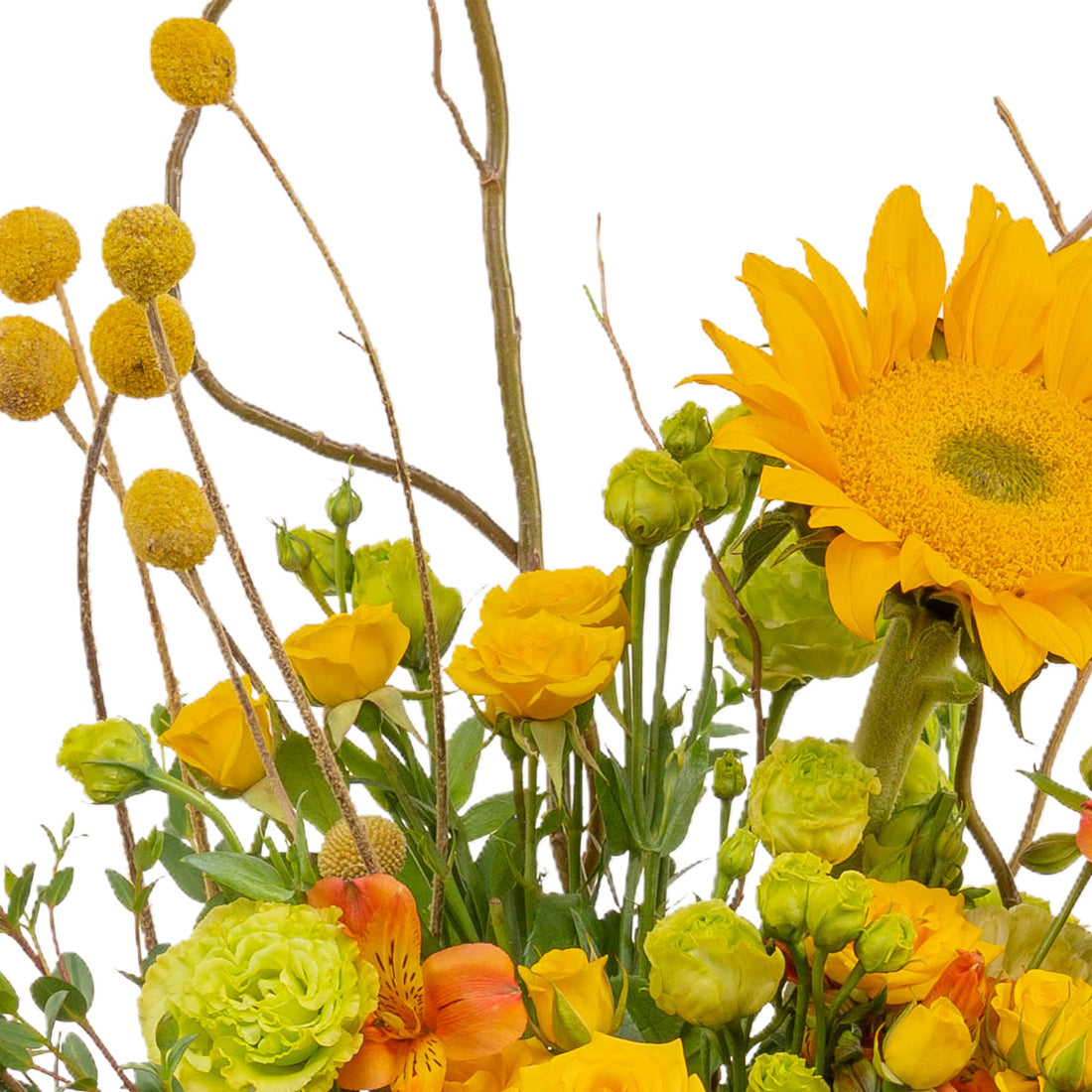 Flores en tonos neutros