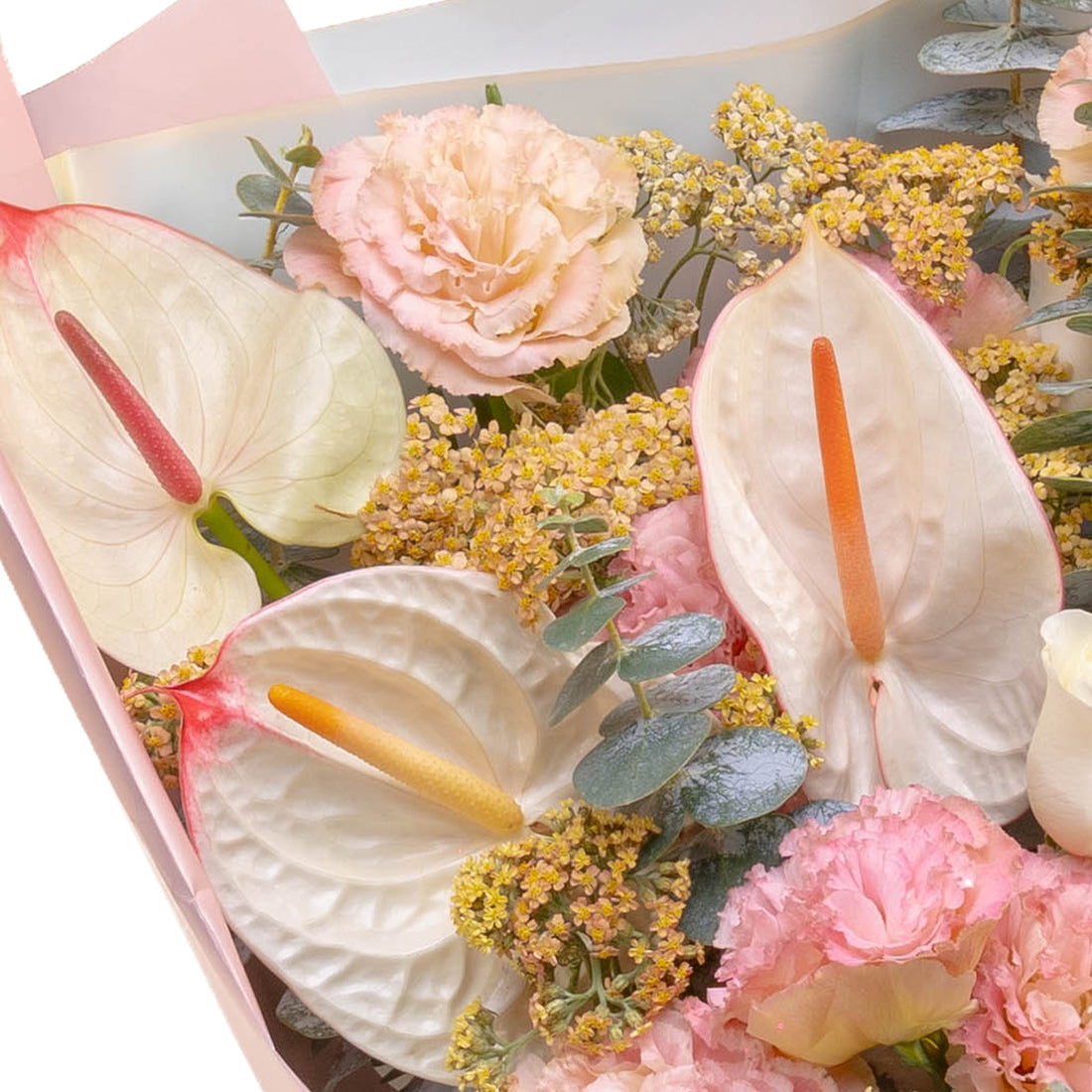 Flores en tonos suaves
