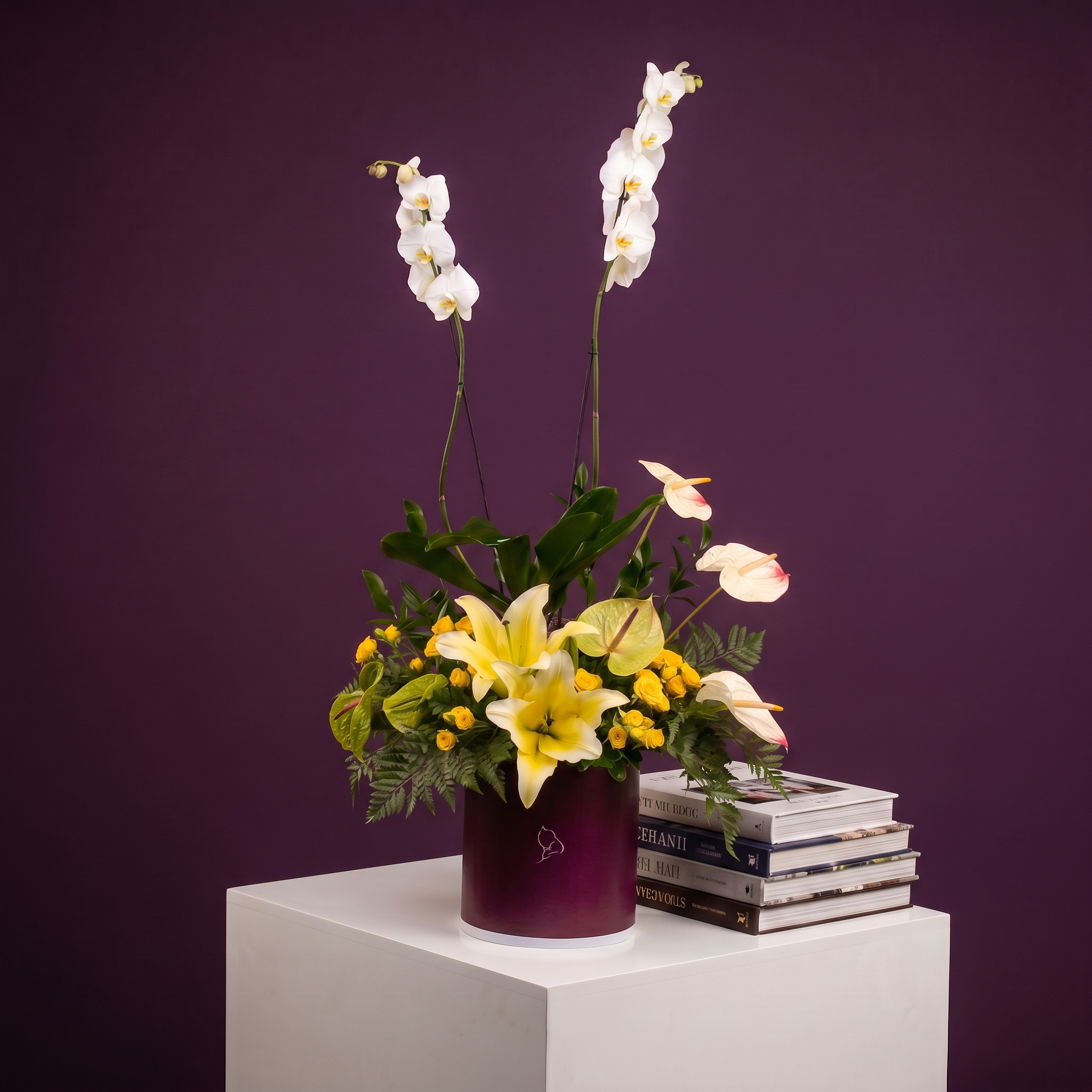 Orquidea en caja