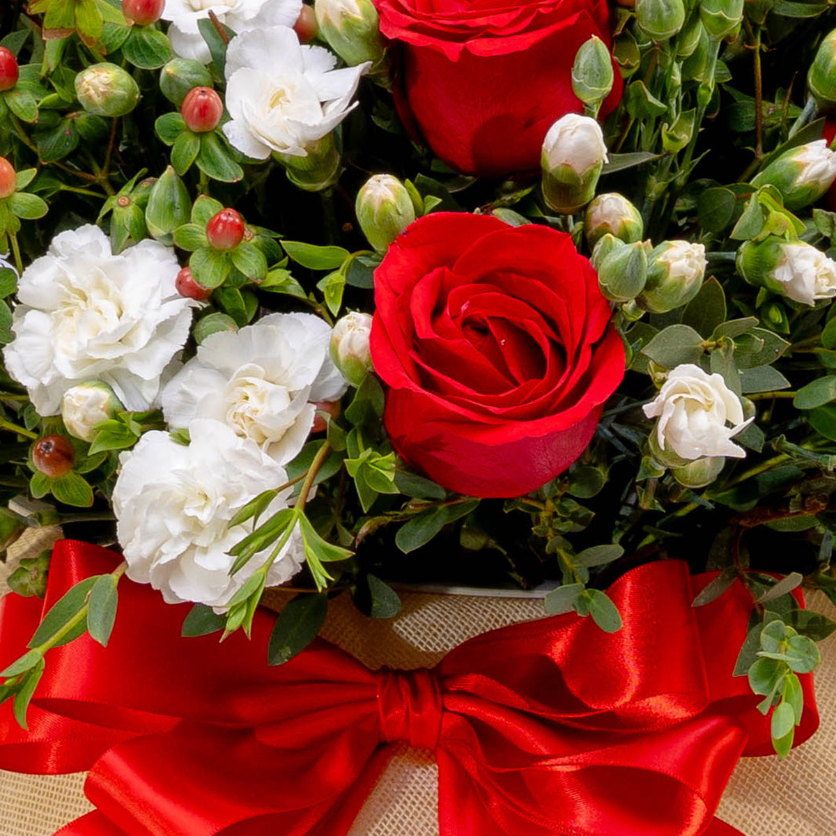 Selección de rosas y claveles