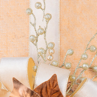 Moño Navidad Dorada