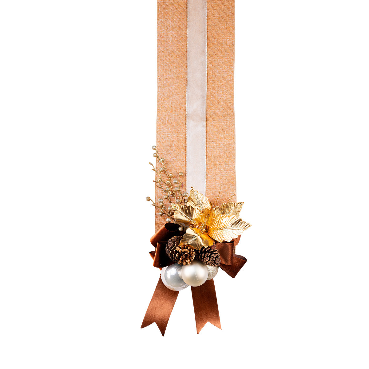 Moño Navidad Dorada